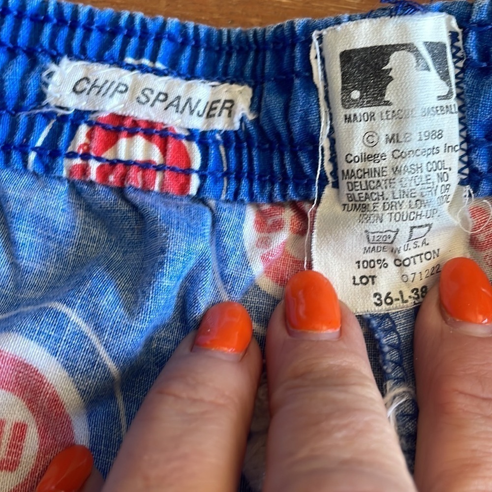Vintage Men’s Cubs by College Concepts Cubs Shorts Size‎ 36-38 - Picture 3 of 9
